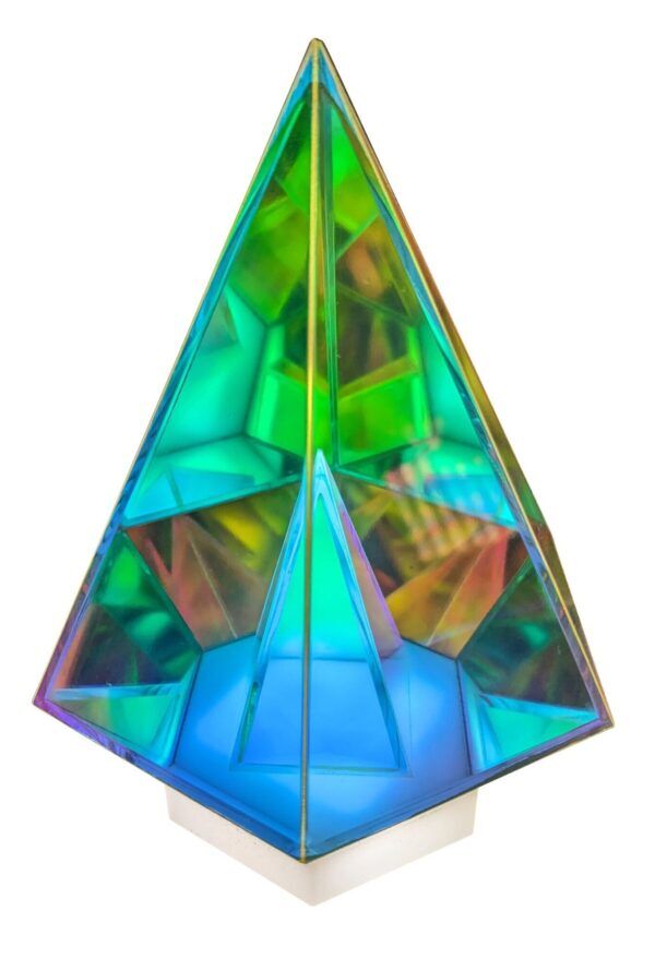 3D Prismalamp – Piramide – 12 x 12 x 18 cm