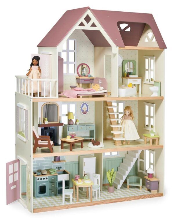 Tender Leaf Groot Luxe Poppenhuis Mulberry Mansion met accessoires