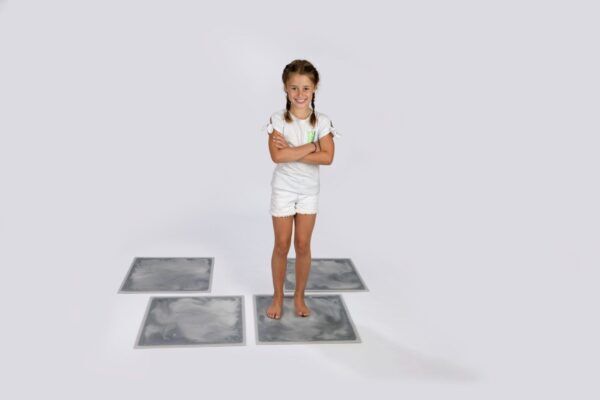 Sensorische Tactile Matten: Zilver en Goud – 2 stuks