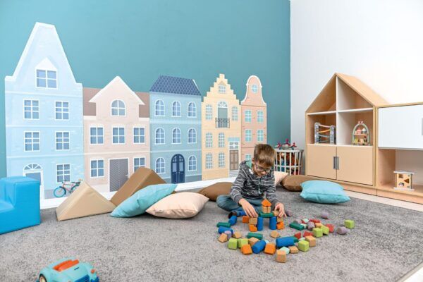 Wandpanelen Huizen- 5 stuks