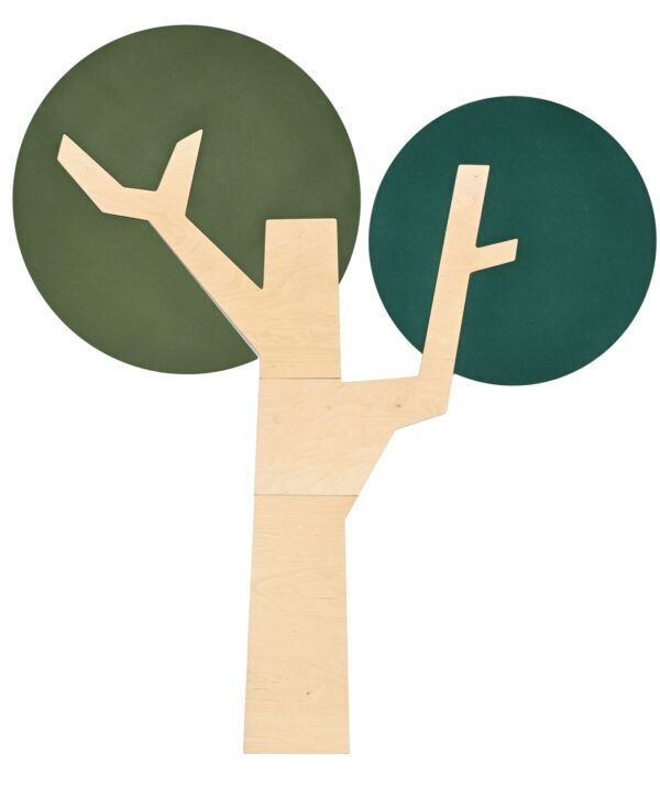 Wandpaneel – boom met ronde kroon