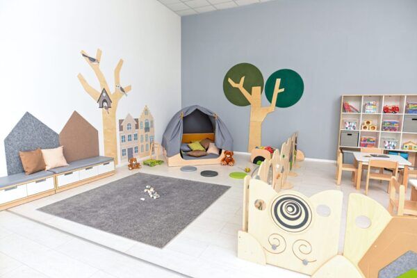 Wandpaneel – boom met ronde kroon