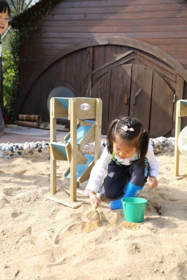 Zandbak Houten Zandglijbaan