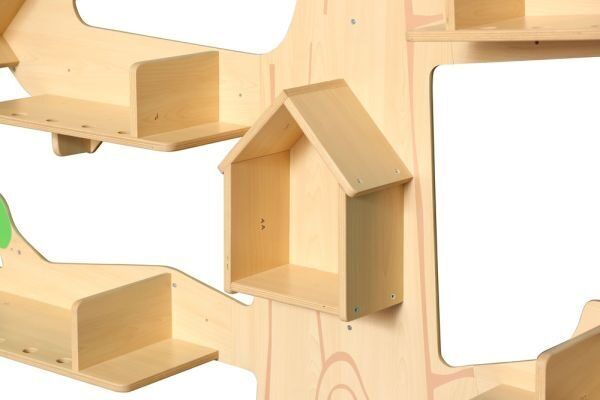 Grote boekenplank boom