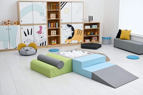 Vierkant Ballenbak met Foamblokken