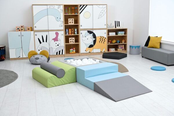 Vierkant Ballenbak met Foamblokken