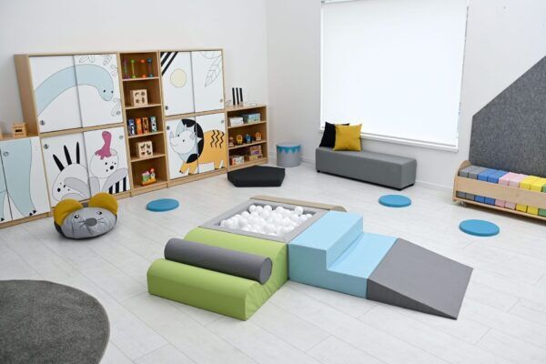 Vierkant Ballenbak met Foamblokken