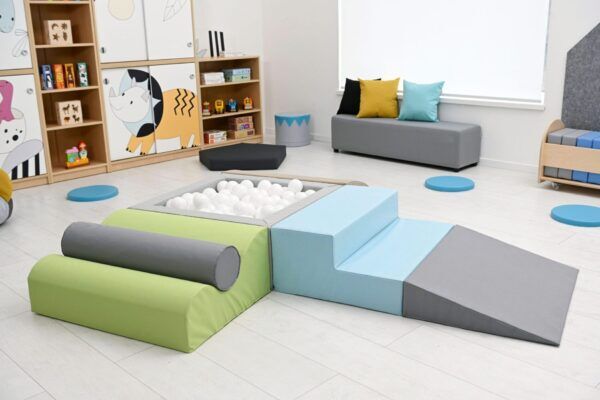 Vierkant Ballenbak met Foamblokken