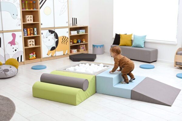 Vierkant Ballenbak met Foamblokken