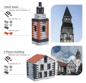 Grote Bouwset Ramen, Dakpannen en Balken – 38 stuks voor Buiten foto 2