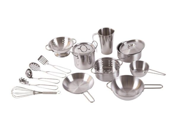 Roestvrijstalen Keukengerei Binnen en Buiten – 15-delig