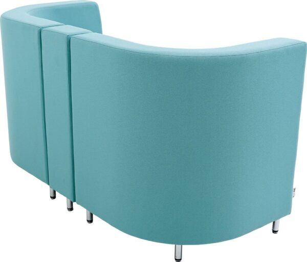 Zitbank met tafeltje – Turquoise