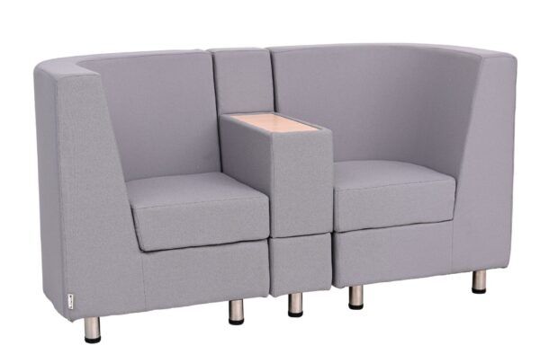 Zitbank met tafeltje – Grijs