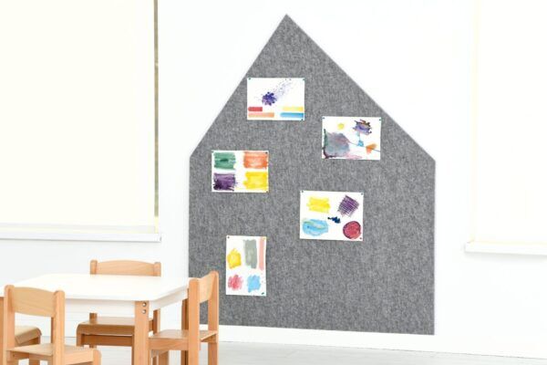 Eco Wanddecoratie – Huis Grijs