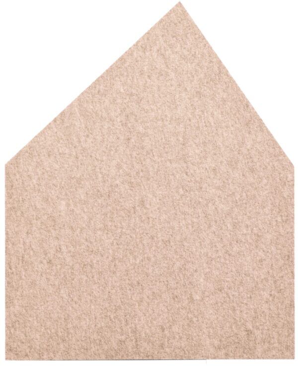 Eco Wanddecoratie – Huis Beige