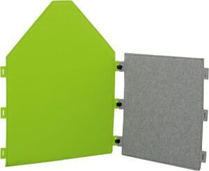 Geluidsabsorberend Wandscherm Huis Groen