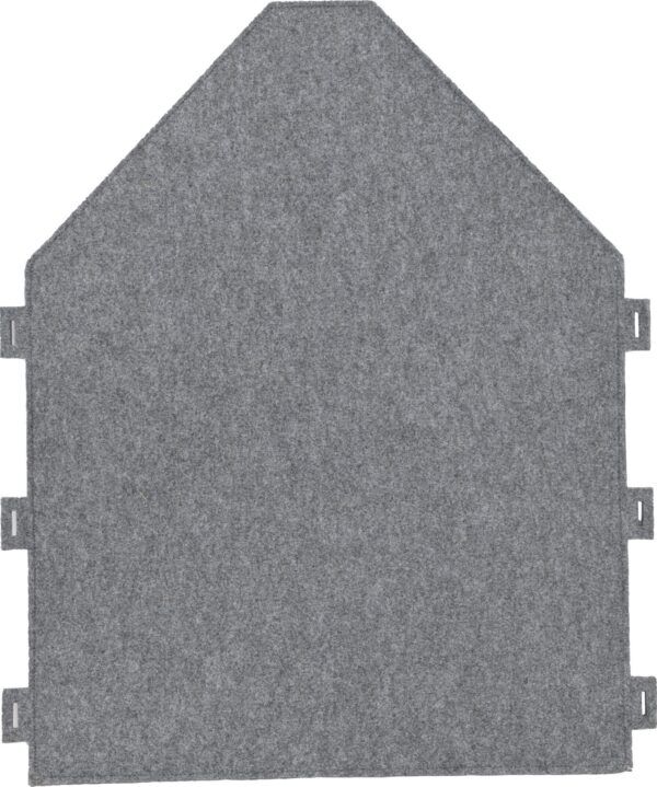 Geluidsabsorberend Wandscherm Huis Grijs