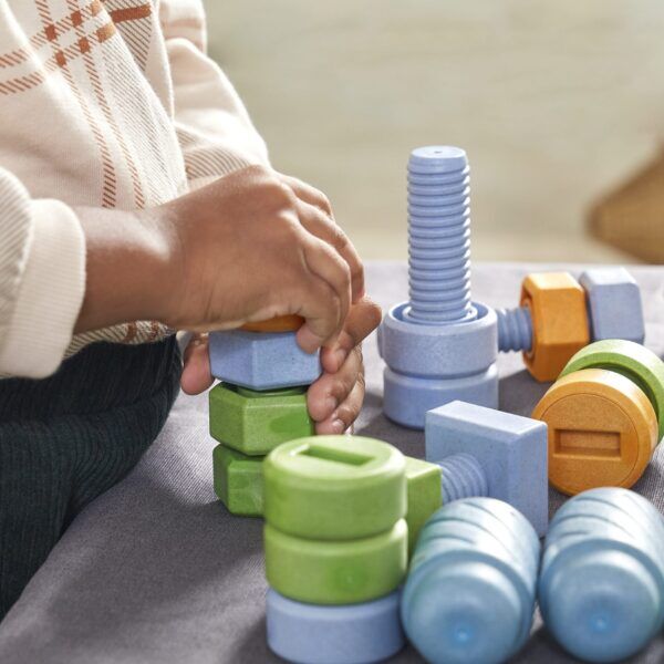 Guidecraft Twisty Tools – Moeren en Bouten Set – 84 Stuks