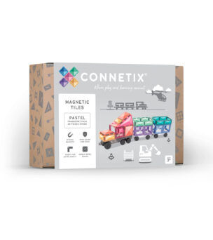 Connetix Pastel Transport Set – 50 stuks