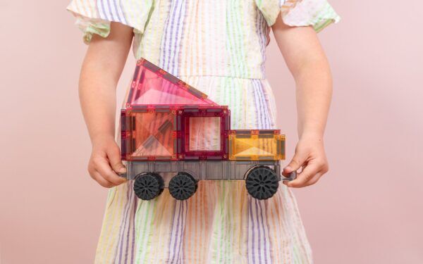 Connetix Pastel Transport Set – 50 stuks