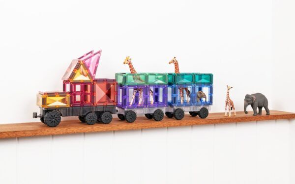 Connetix Pastel Transport Set – 50 stuks