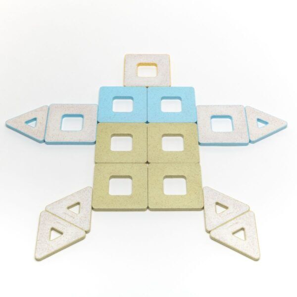 Polydron Pastel Magnetisch Klassenset – 96-delig