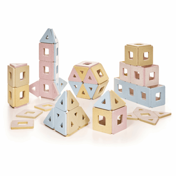 Polydron Pastel Magnetisch Klassenset – 96-delig