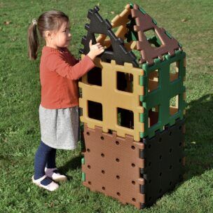 Polydron Natuur Constructie Blokken – 12-delig