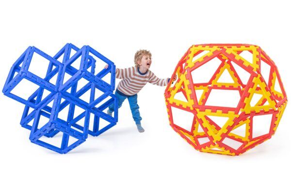Polydron Regenboog Constructie Blokken – 62-delig