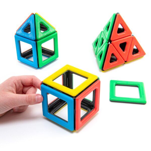 Polydron Regenboog Magnetisch – 96-delig