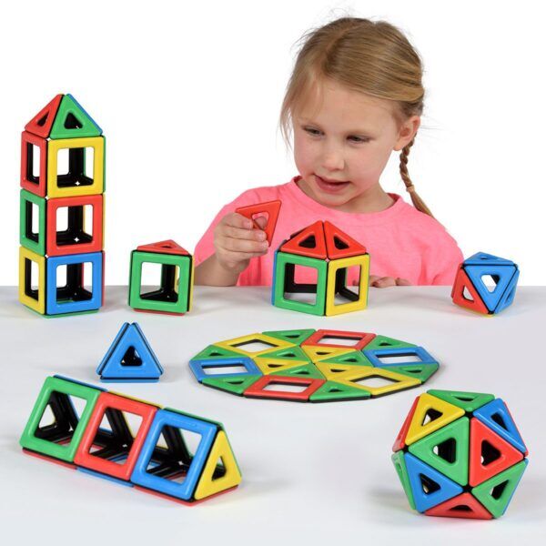 Polydron Regenboog Magnetisch – 96-delig