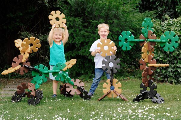 Polydron Natuur Constructie Blokken – 80-delig