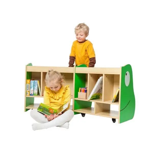 Boekenwagen Kikker – Verrijdbaar en Inklapbaar