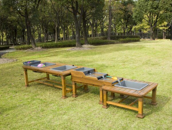 Buiten Moddertafel set van 3