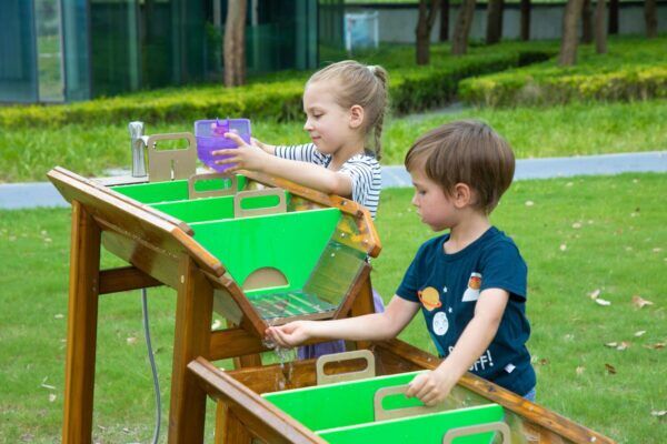 Buiten Zand en watertafel Stuwdam – Set van 3