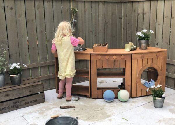 Gebogen Keukenset – 3-delig