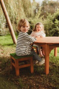 Kruk met Kunstgras Zitting - 2 stuks