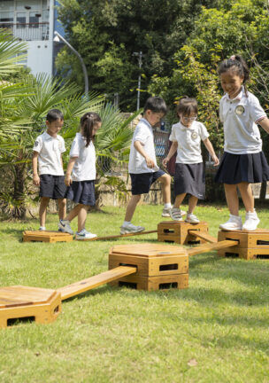 Houten Open Einde Klimset – 14-delig foto 2