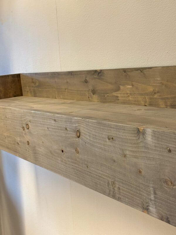 Steigerhouten Kapstok met legplank 200cm