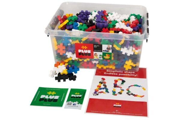 Plus-Plus Midi Bouwstenen – 600 stuks Primaire Kleuren