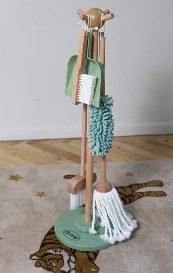 Dantoy Houten Schoonmaakset 6-delig