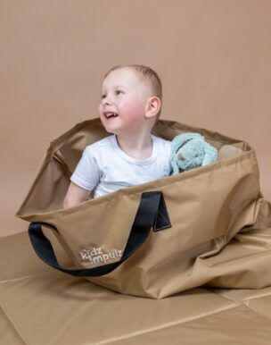 Buiten Speelkleed met Opbergtas XXL – Zand foto 2