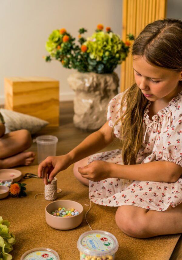 Dantoy Pastel Gerecyclede XL Kralen ≈ 1580 stuks