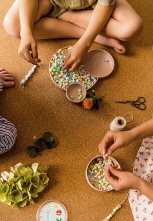 Dantoy Pastel Gerecyclede XL Kralen ≈ 1580 stuks foto 2