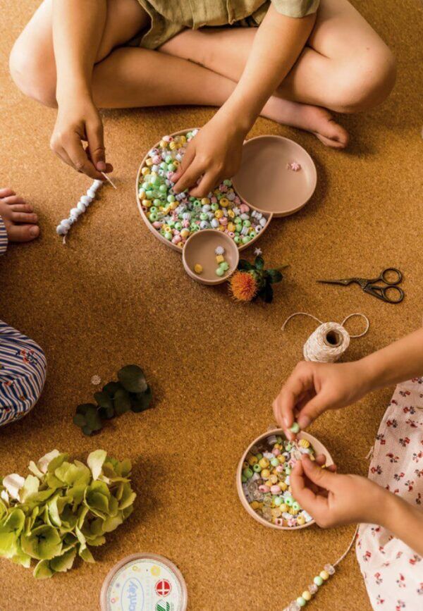 Dantoy Pastel Gerecyclede XL Kralen ≈ 1580 stuks