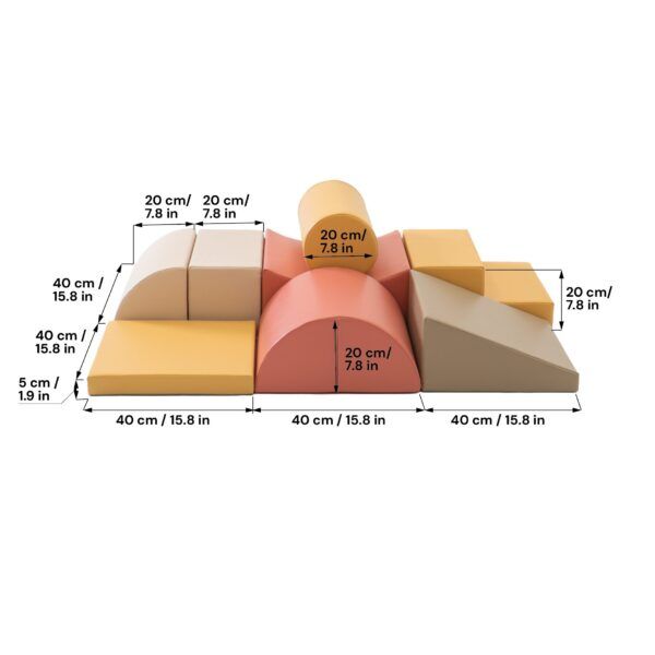 Soft Play Activity Set – Pastel Pink