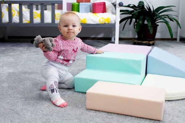 Soft Play – Corner Climber Set Licht Pastel