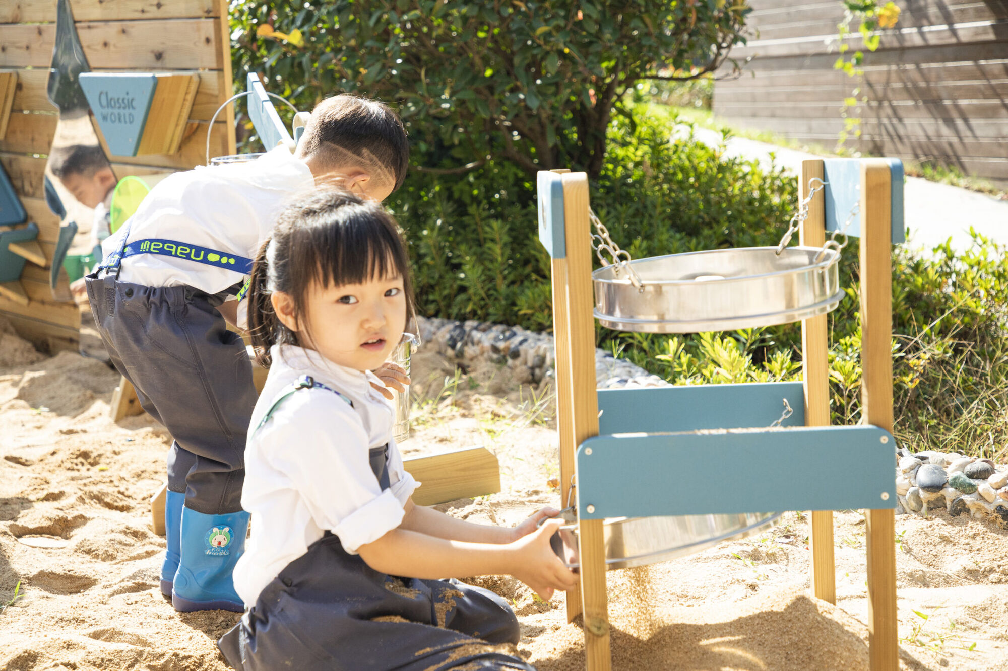 houten zandzeef (2) zeef kinderopvang