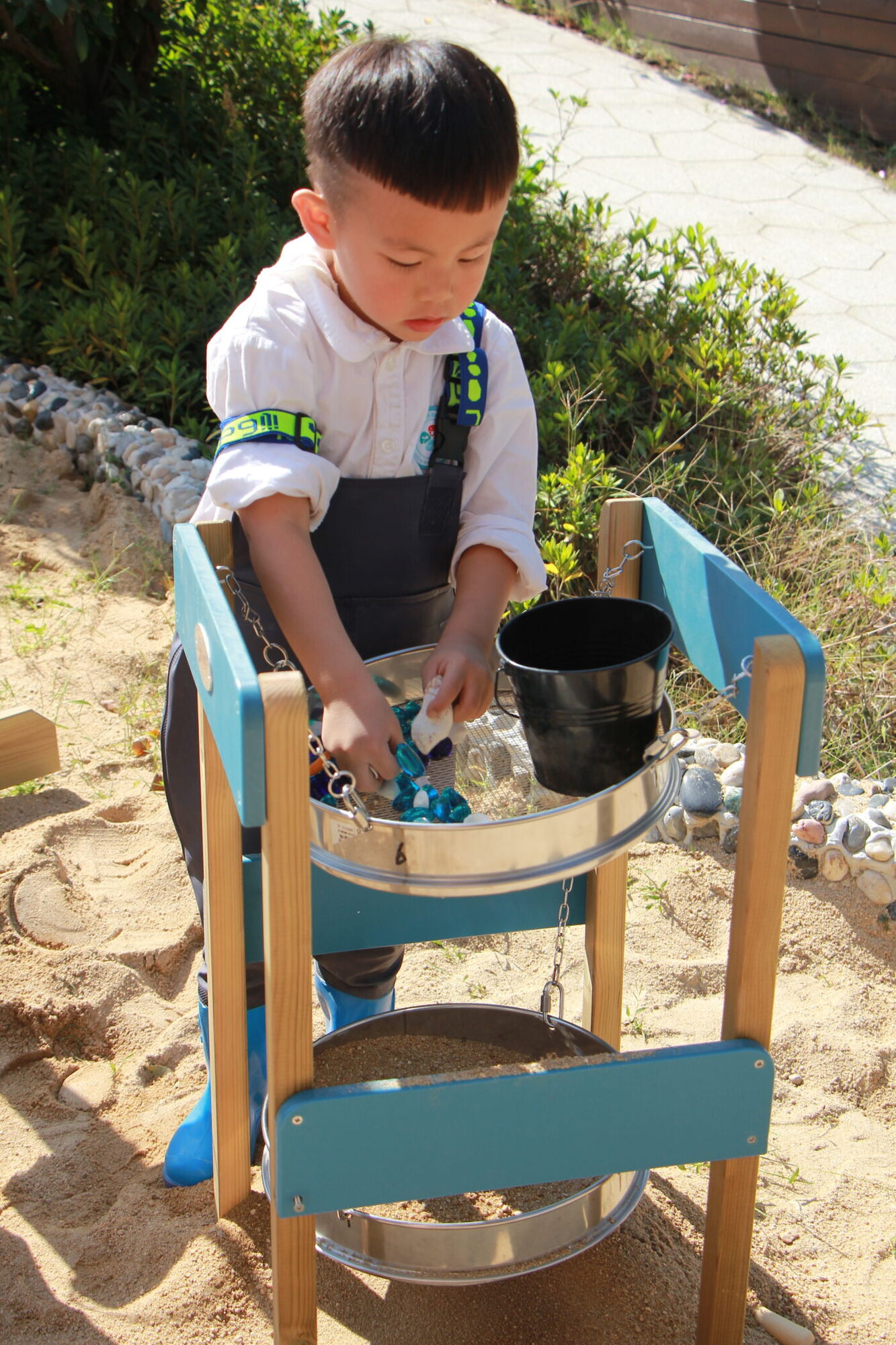 houten zandzeef (3) zandzeef