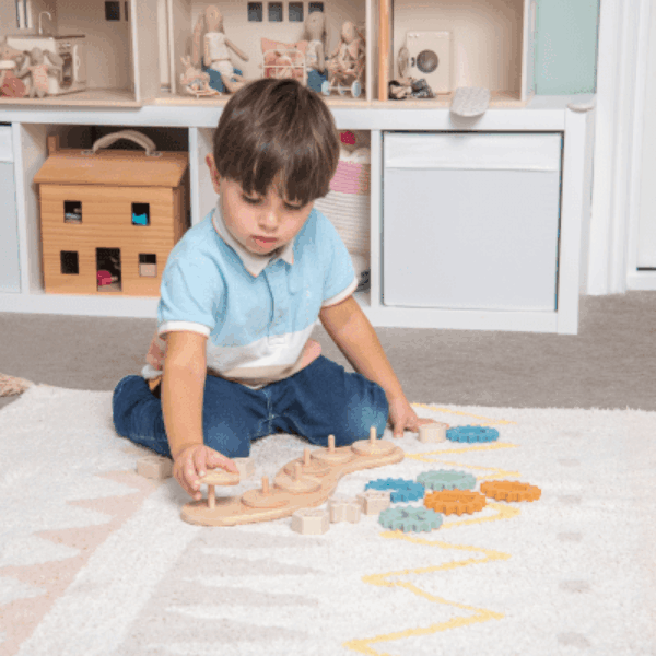 SiliSoft Tandwielpuzzel (Neutraal) – 19-delige set